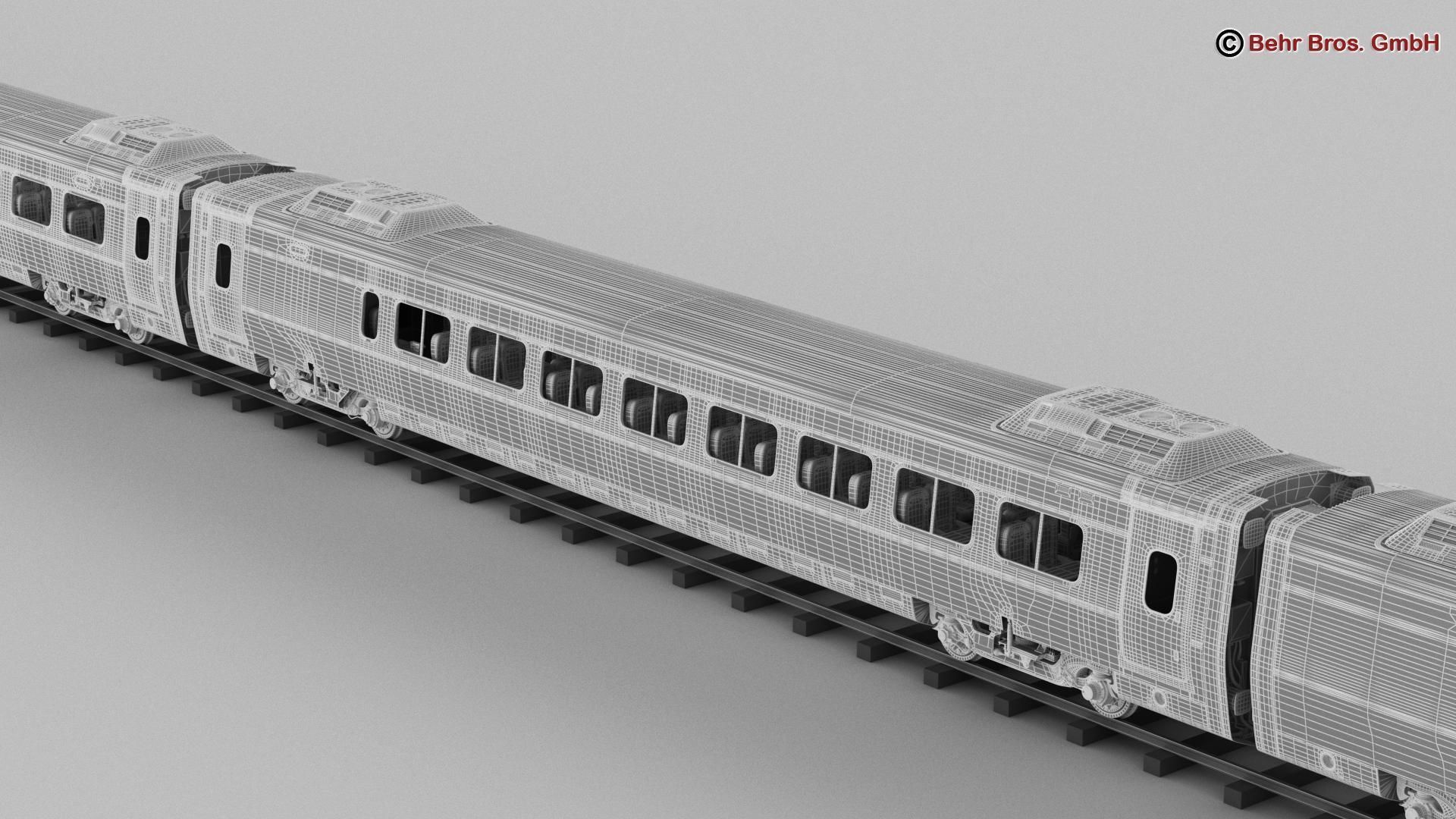 Acela Express 3D model_23
