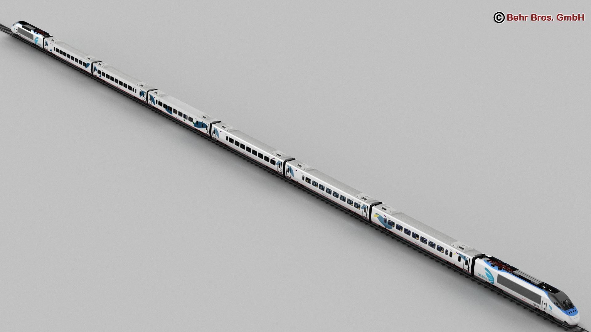Acela Express 3D model_9