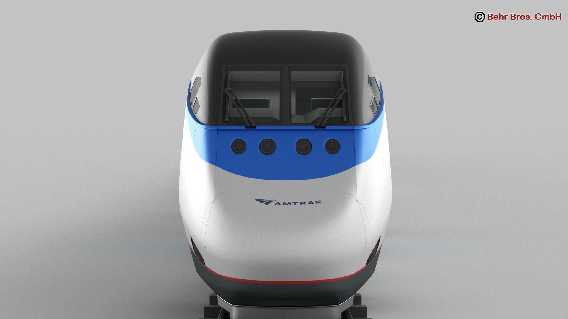 Acela Express 3D model_1