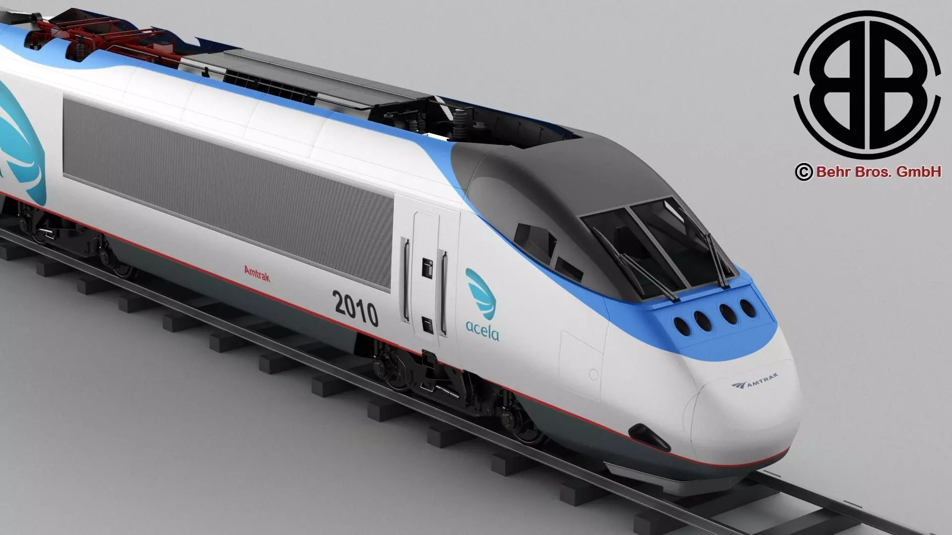 Acela Express 3D model_0