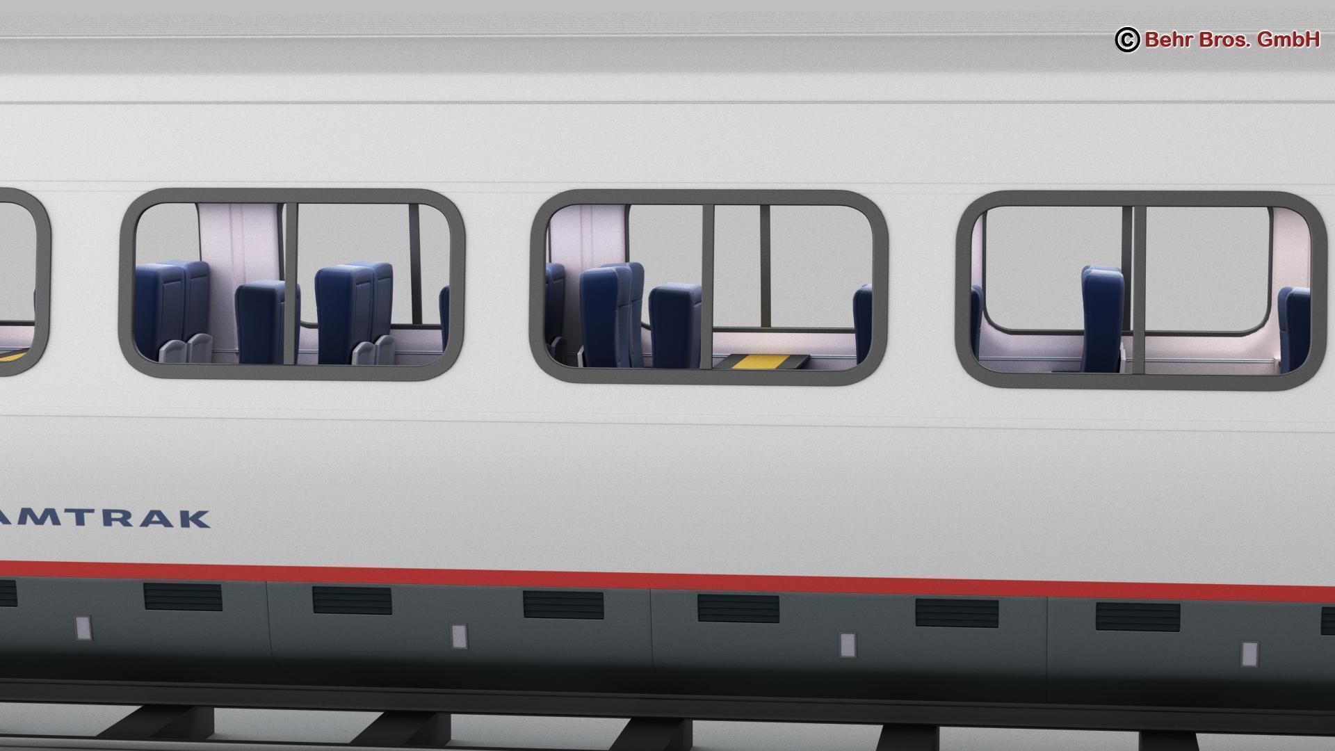 Acela Express 3D model_12