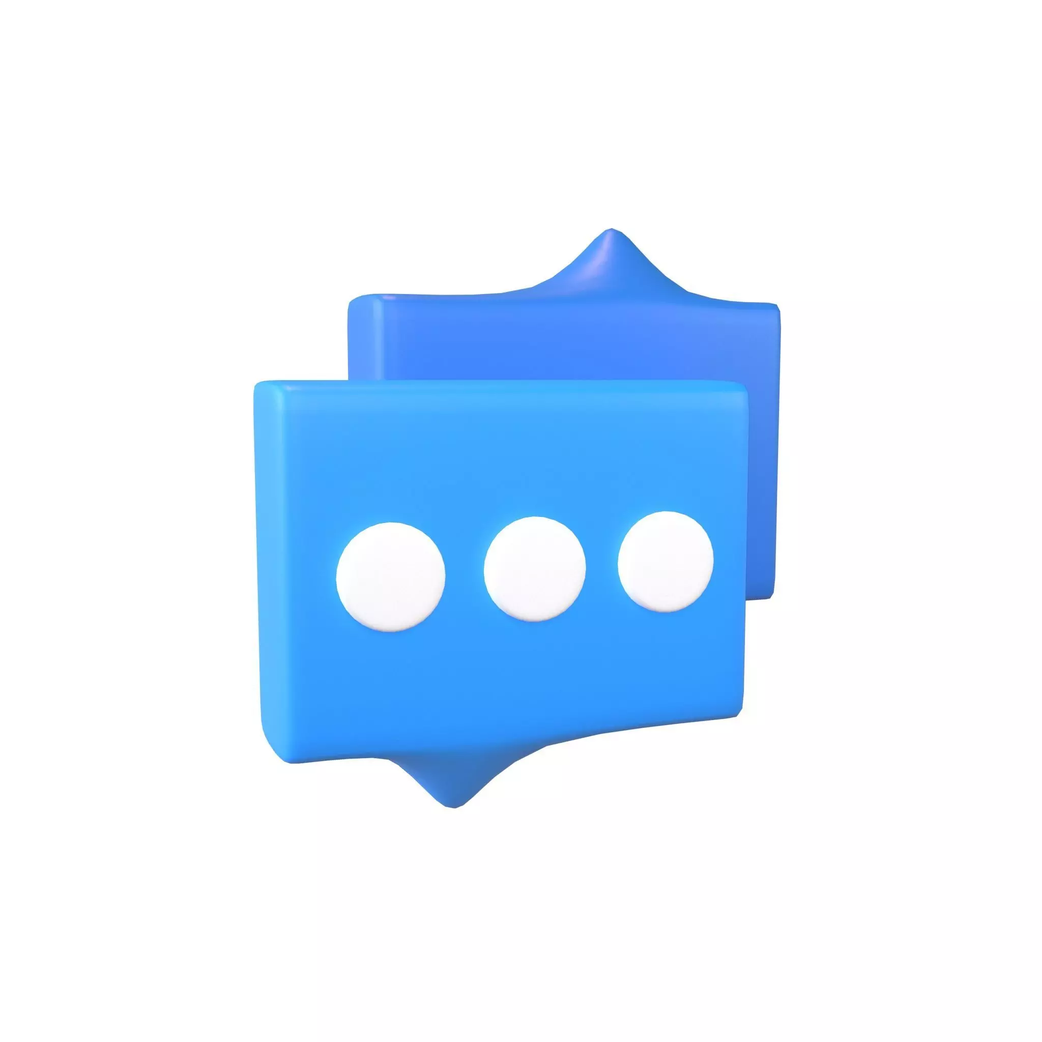 Chat Icon v2 002 Low-poly 3D model_0