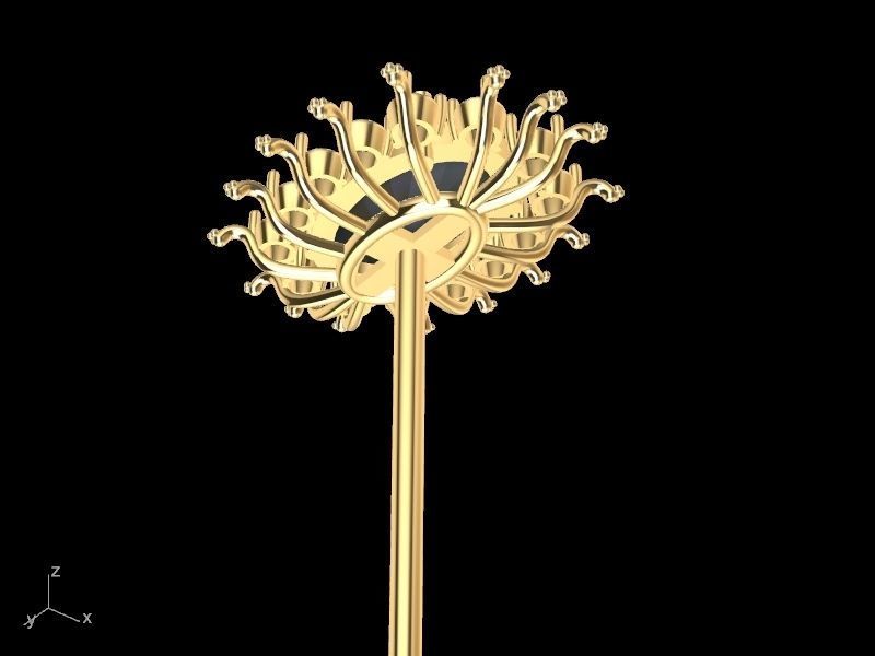 Starry studs pendant stl verified  3D print model_21