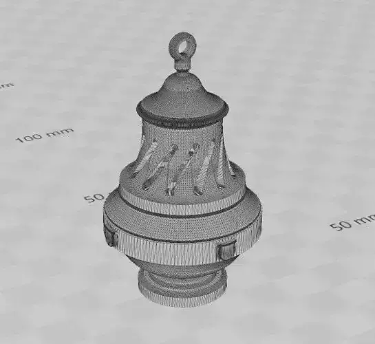 Version simplificada del Botafumeiro de Santiago de Compostela 3D print model