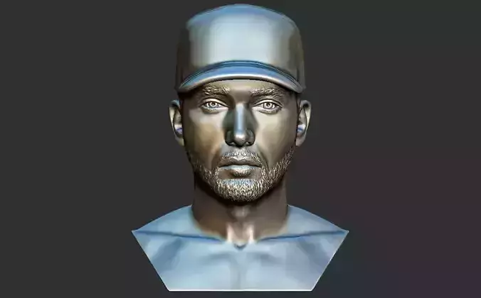 Eminem bust for 3D printing 3D print model
