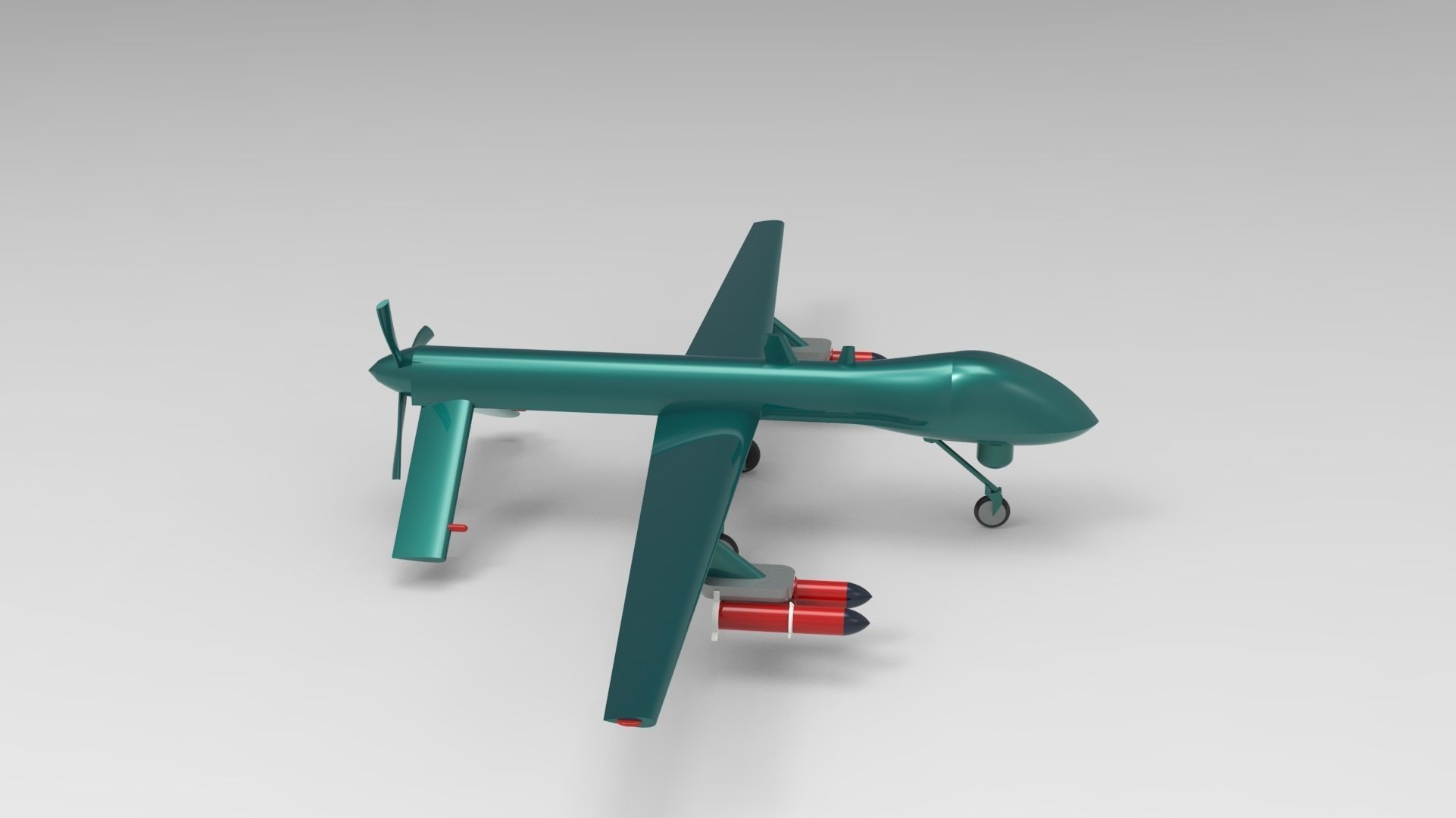 Drone - UAV 3D model_4