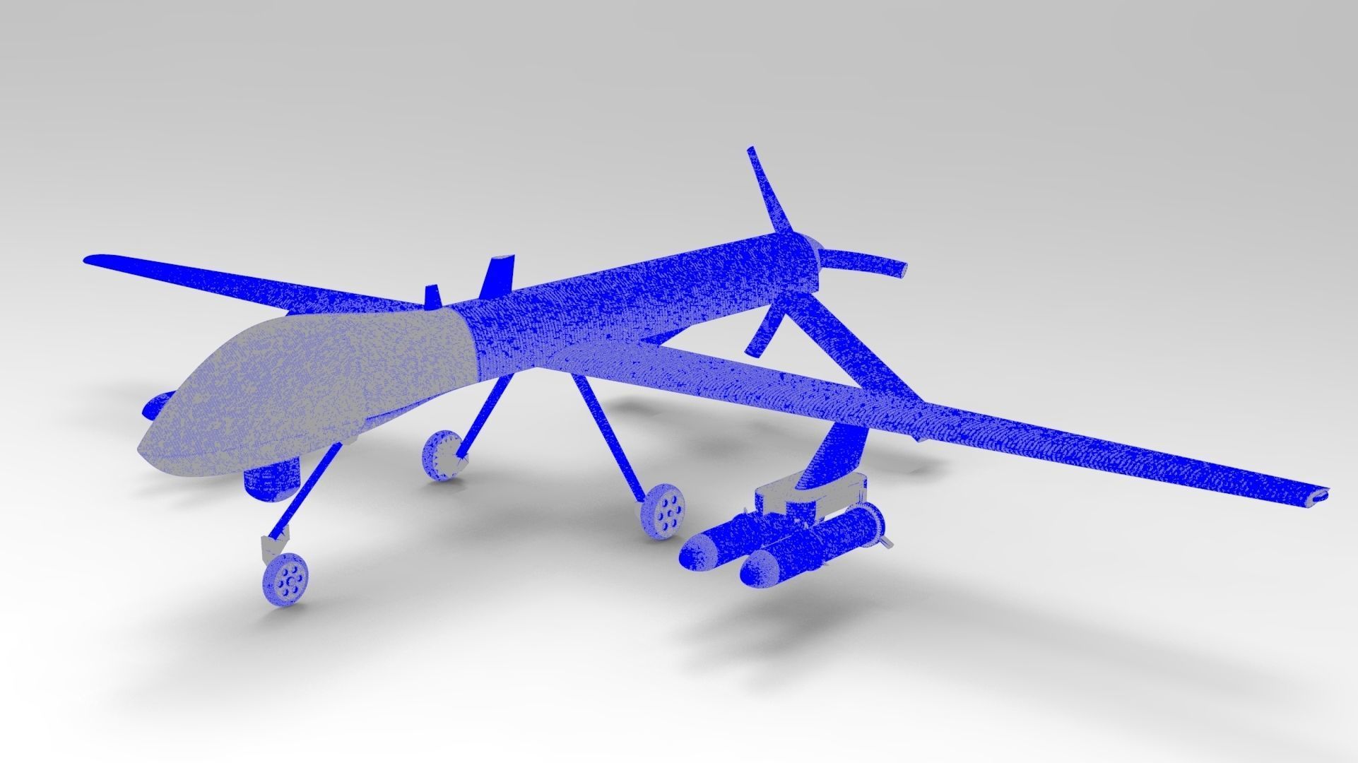 Drone - UAV 3D model_6