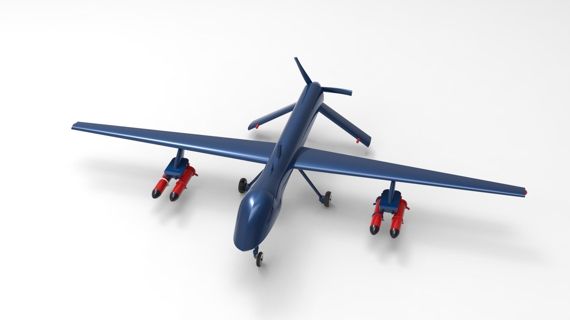 Drone - UAV 3D model_1