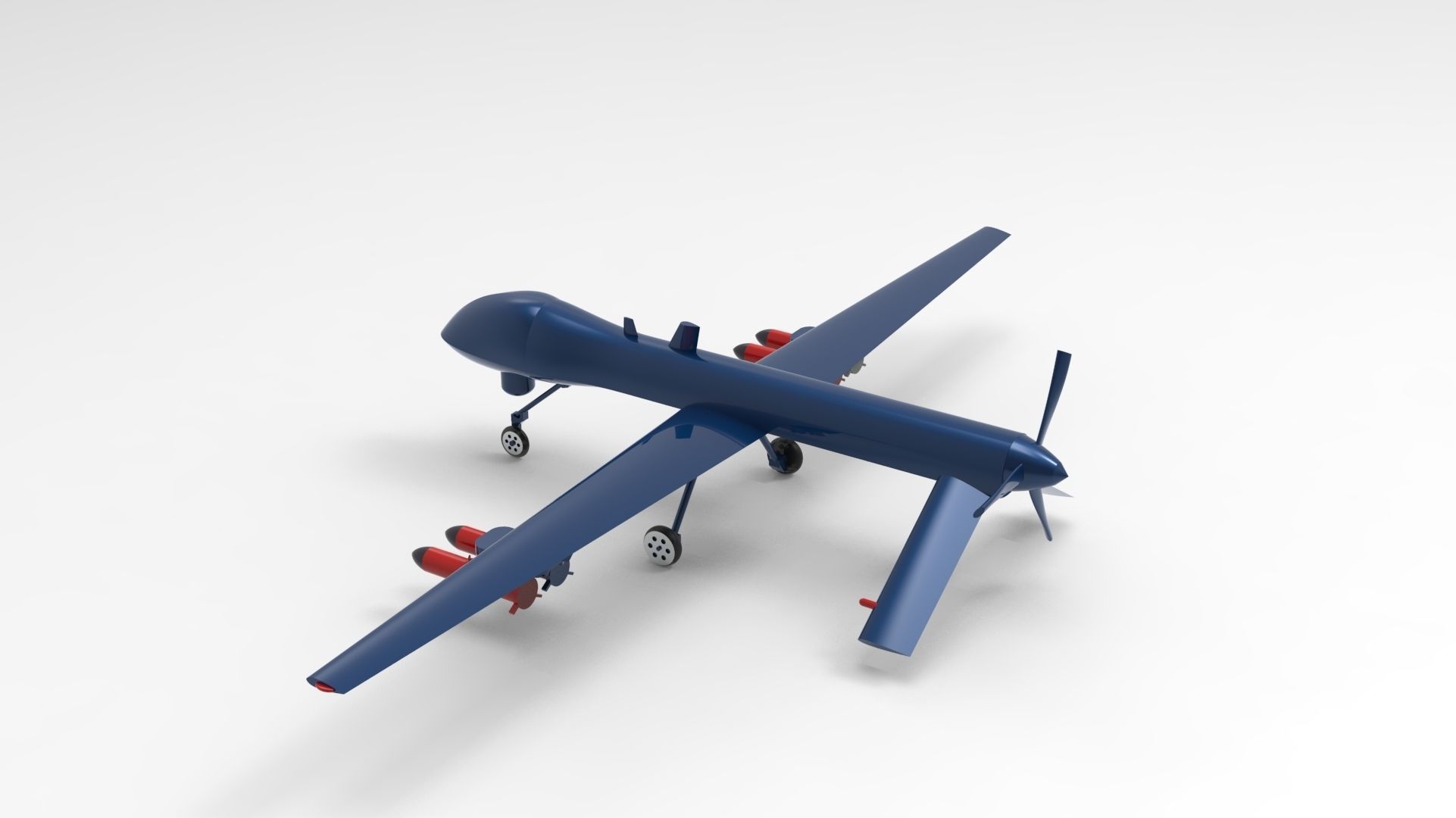 Drone - UAV 3D model_2