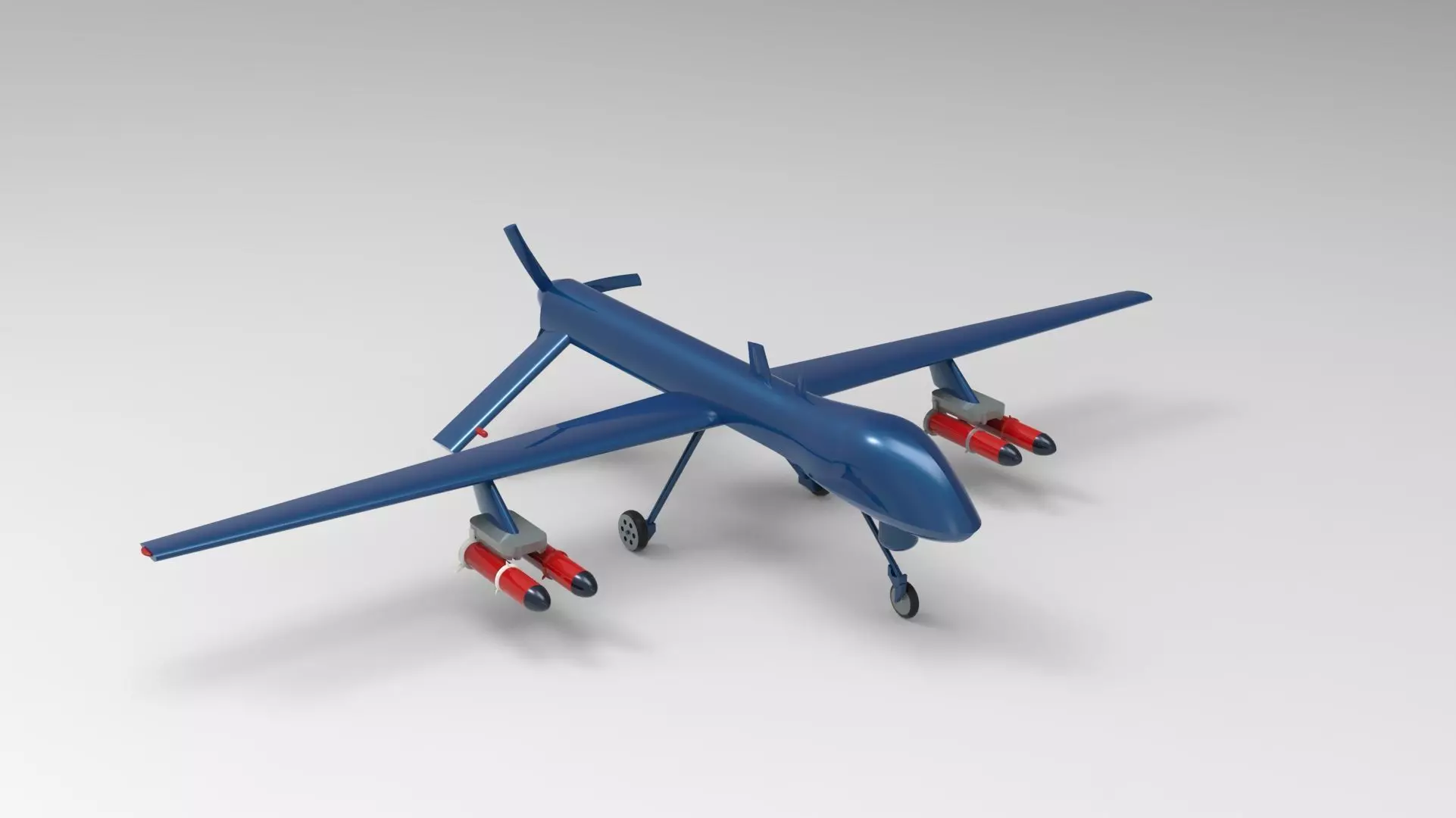 Drone - UAV 3D model_0
