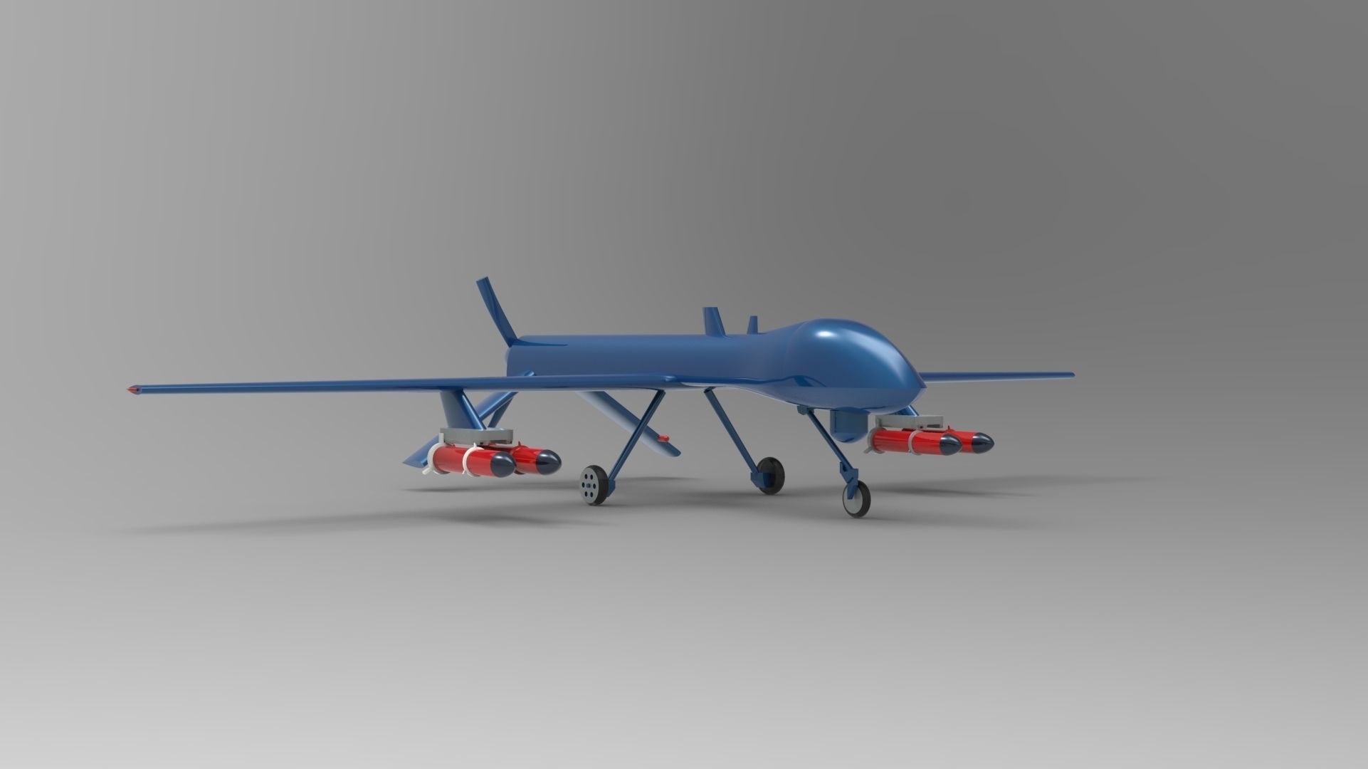 Drone - UAV 3D model_3