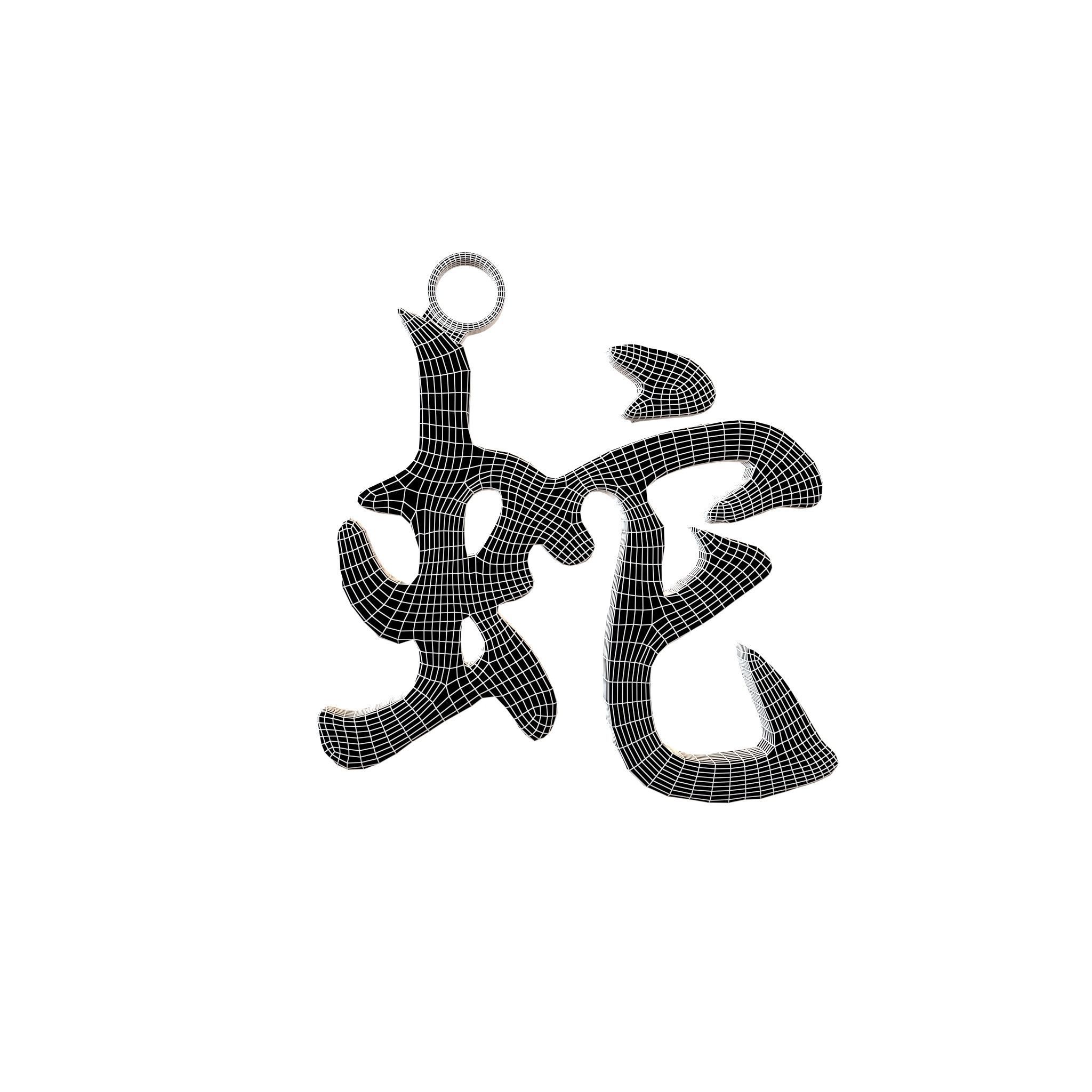 Chinese Zodiac Decoration Pack 001 Low-poly 3D model_85