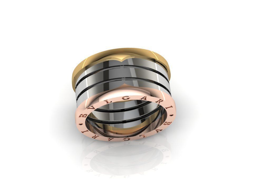 Bvlgari Zero ring 3D print model_2