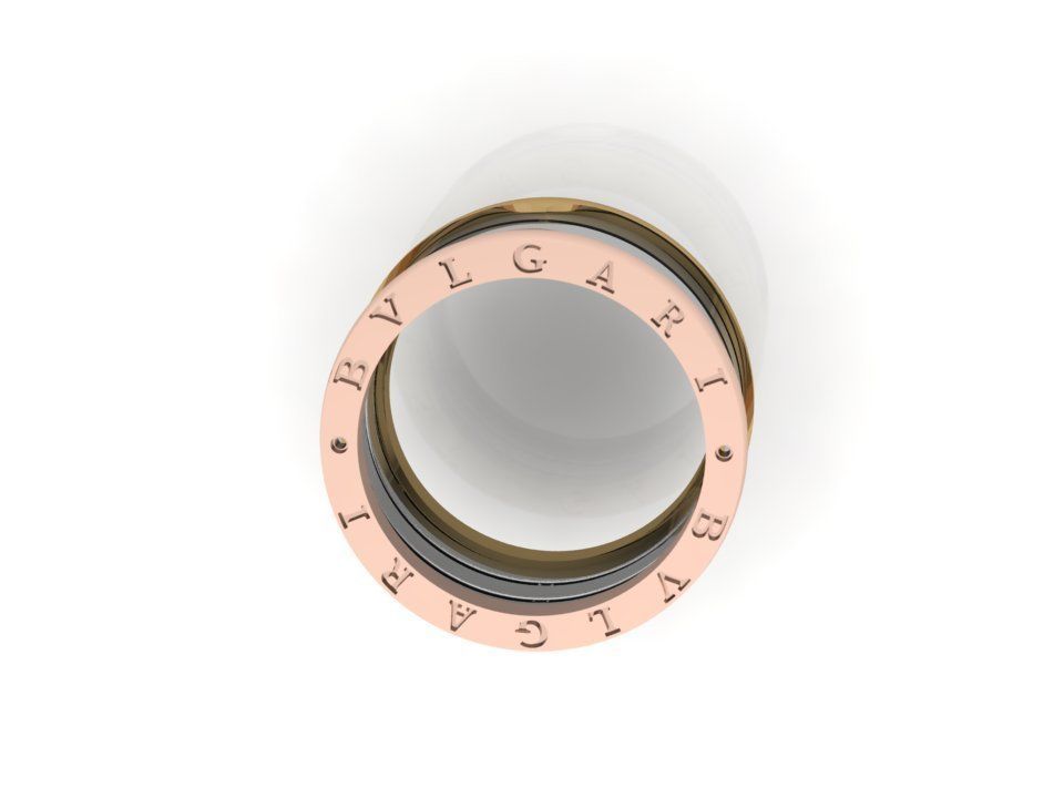 Bvlgari Zero ring 3D print model_3