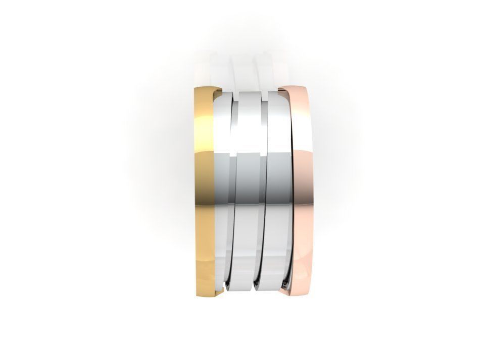 Bvlgari Zero ring 3D print model_4