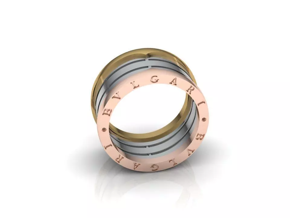 Bvlgari Zero ring 3D print model_0