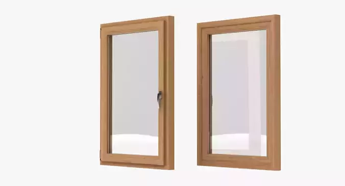 Window 1 pair of wooden windows