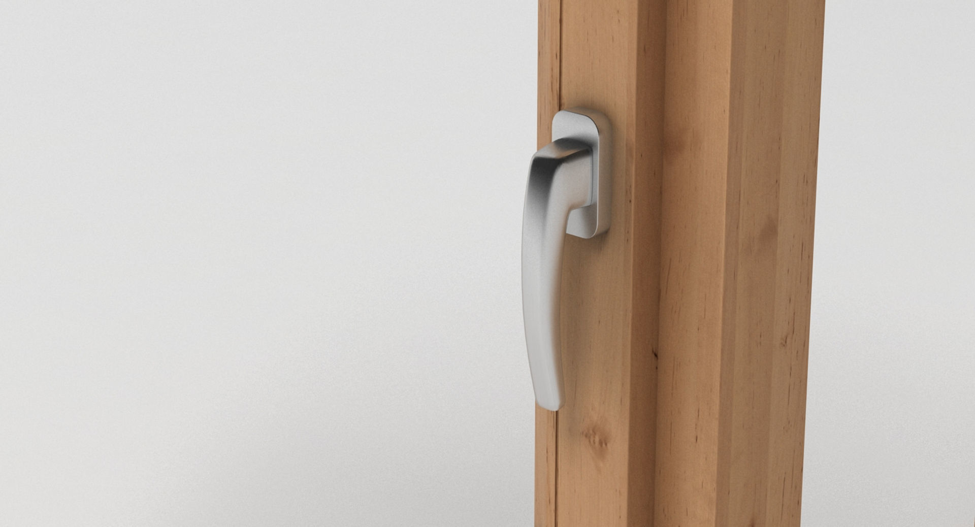 Window 1 pair of wooden windows 3D model_5