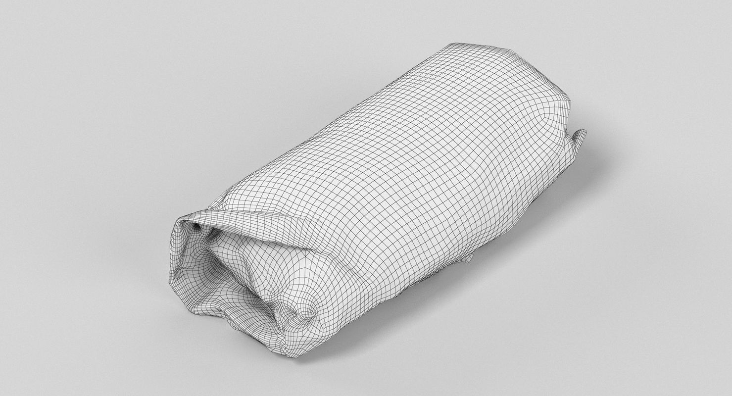 Subway Sub Sandwich 3D model_3