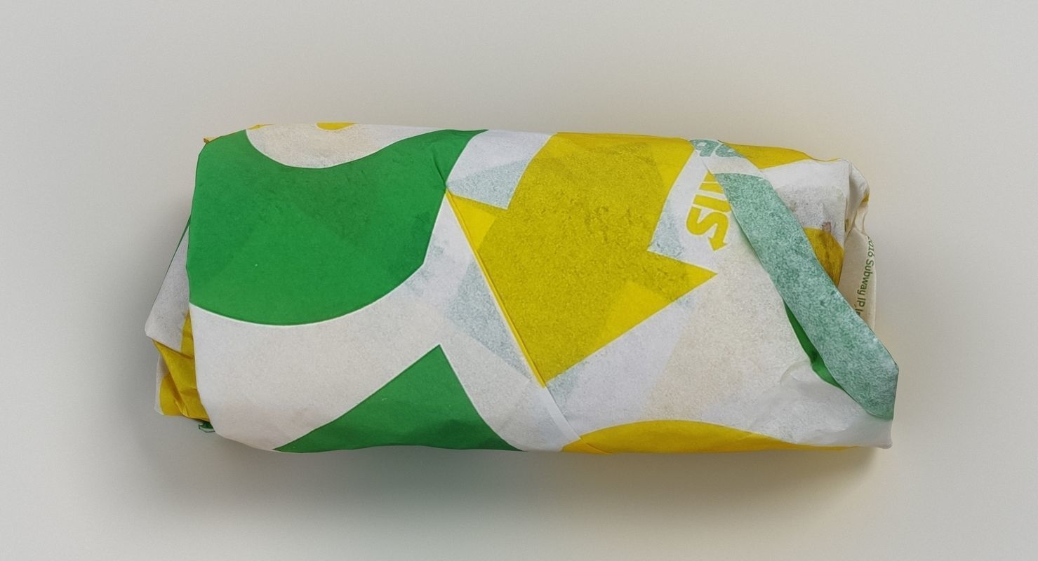Subway Sub Sandwich 3D model_10