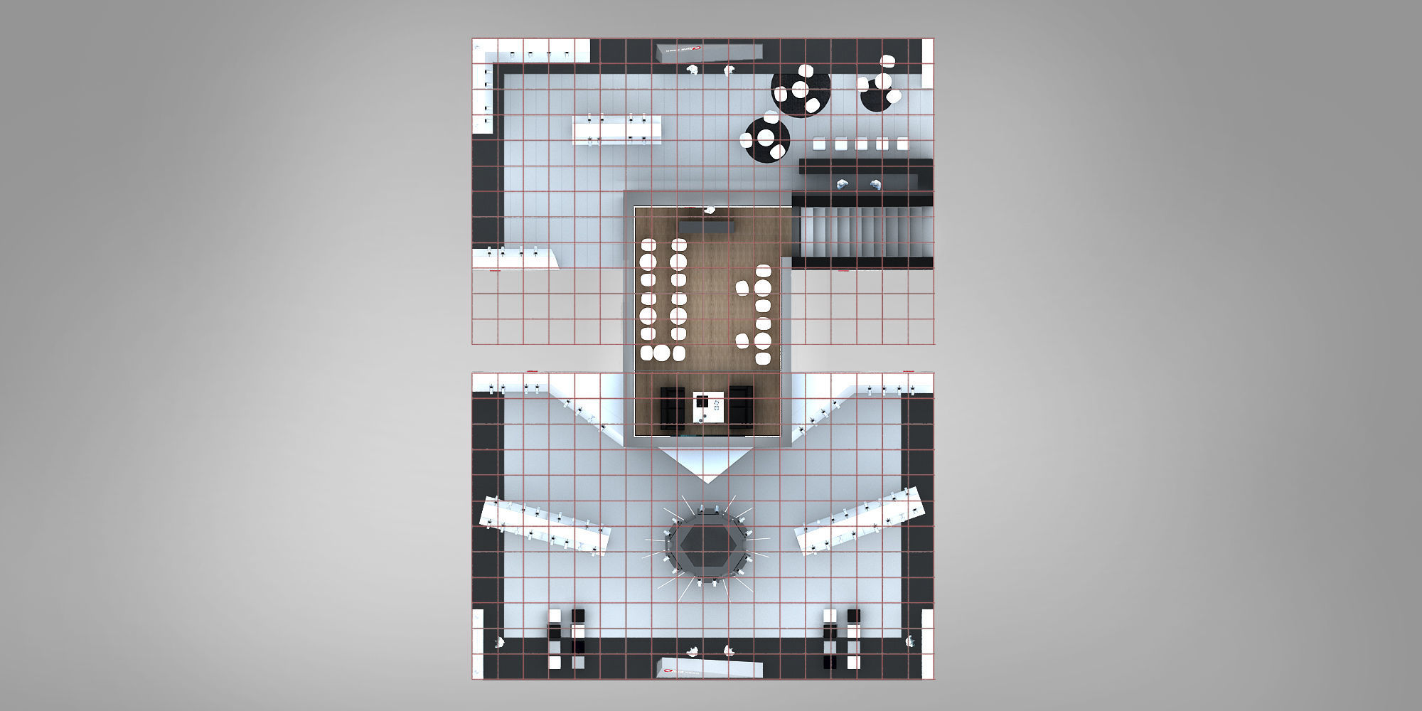 electric Surveillance booth exhibition 3D model_21