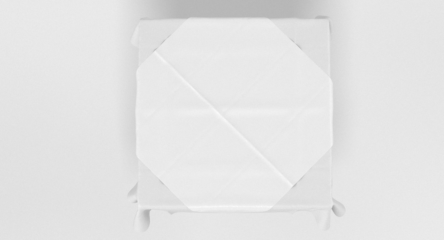 Tablecloth table with cloth 3D model_10