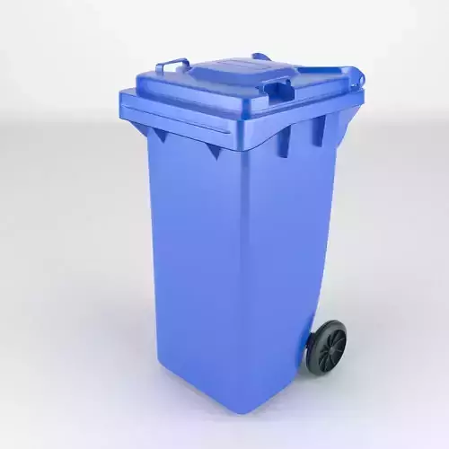 Plastic Wheeled Bin 3D model