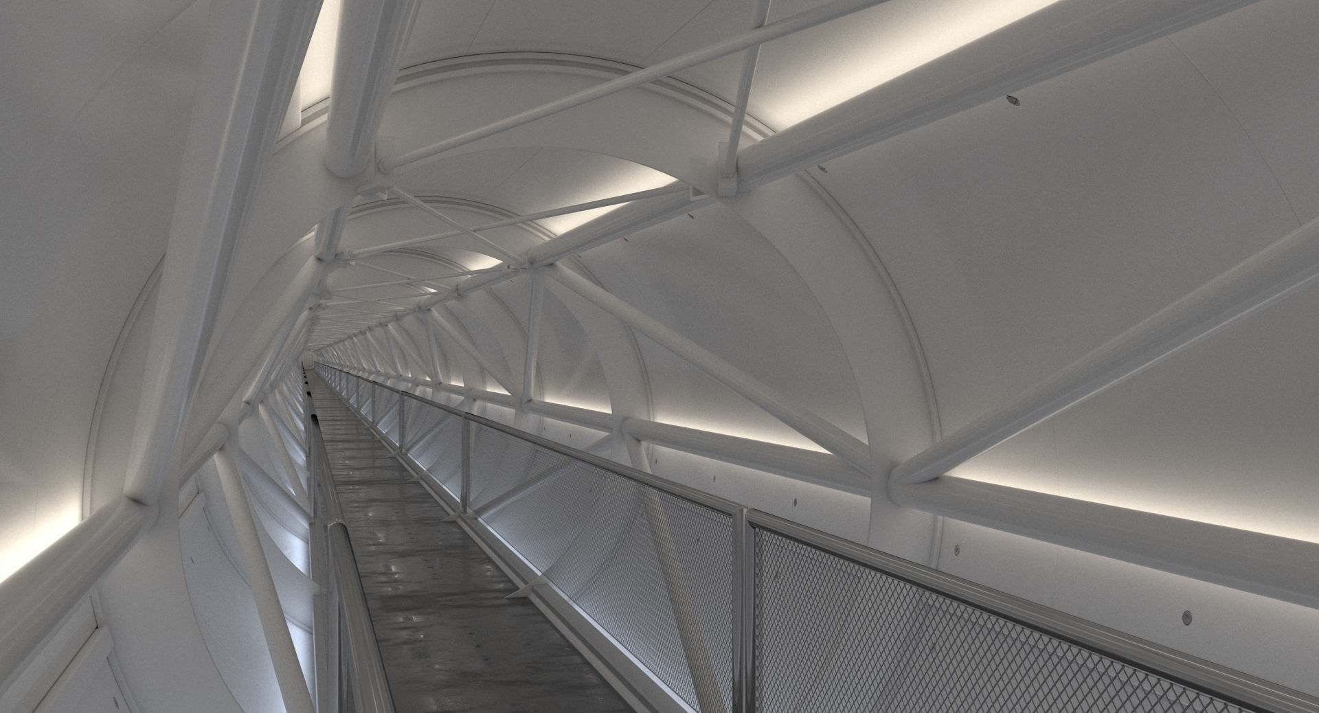 Sci-Fi Tunnel 2 3D model_3