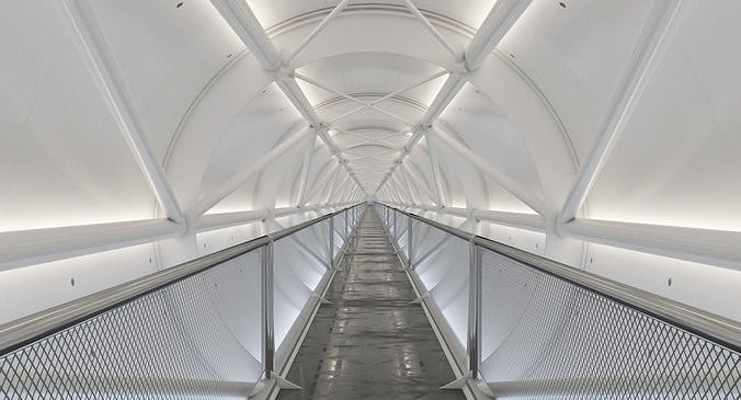 Sci-Fi Tunnel 2 3D model