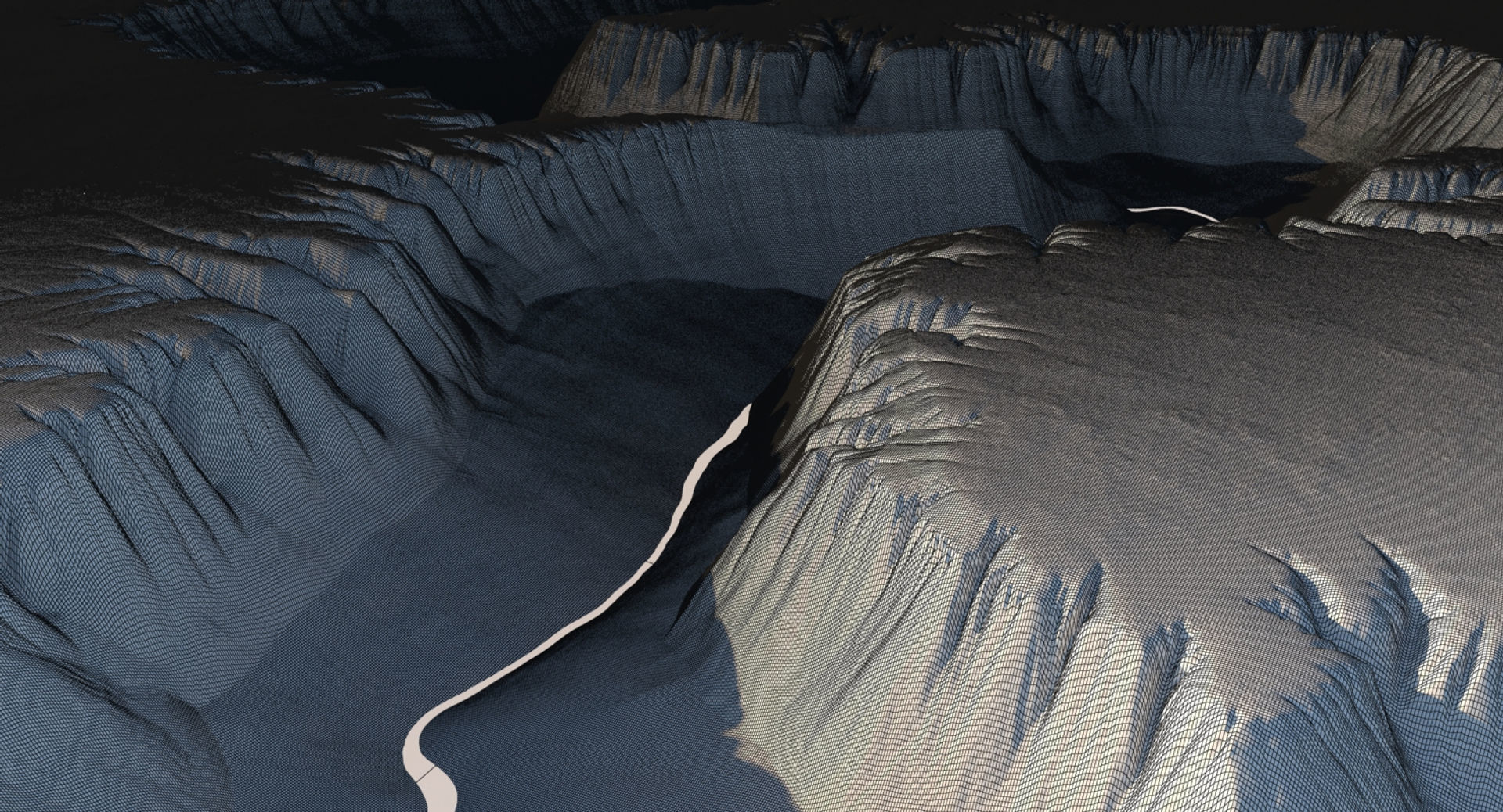 Canyon 5 grand on piece of wood 3D model_6