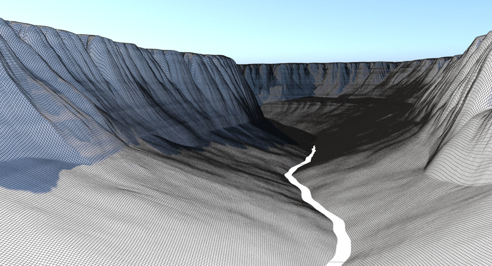 Canyon 5 grand on piece of wood 3D model_13