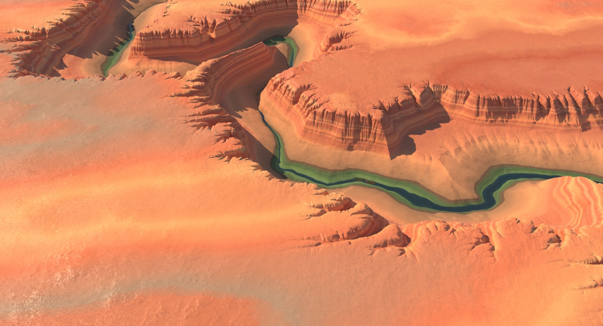 Canyon 5 grand on piece of wood 3D model_10