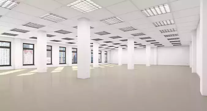 Empty Office Floor