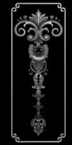 3d model of flowers and leaves