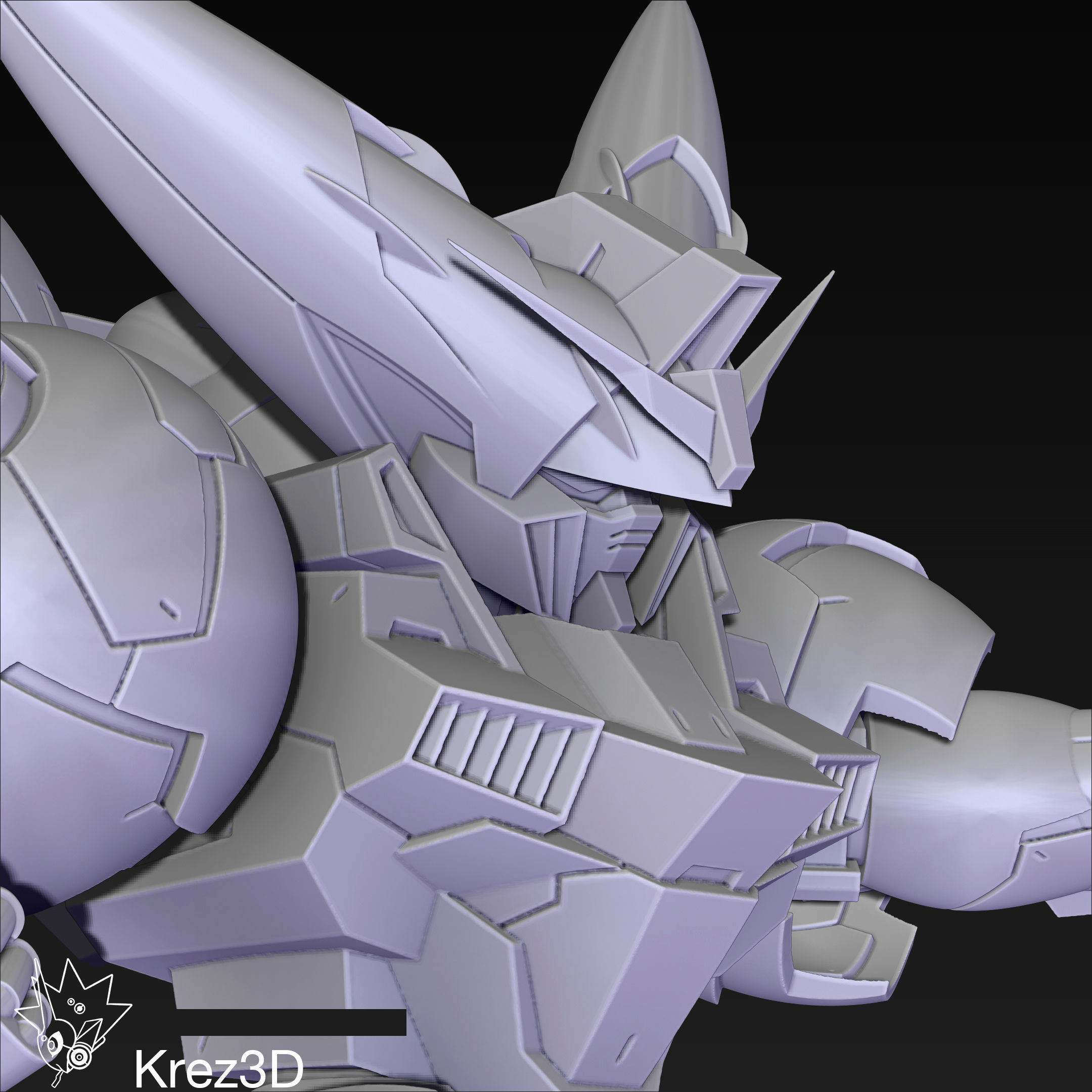 Master Gundam 3D print model_5