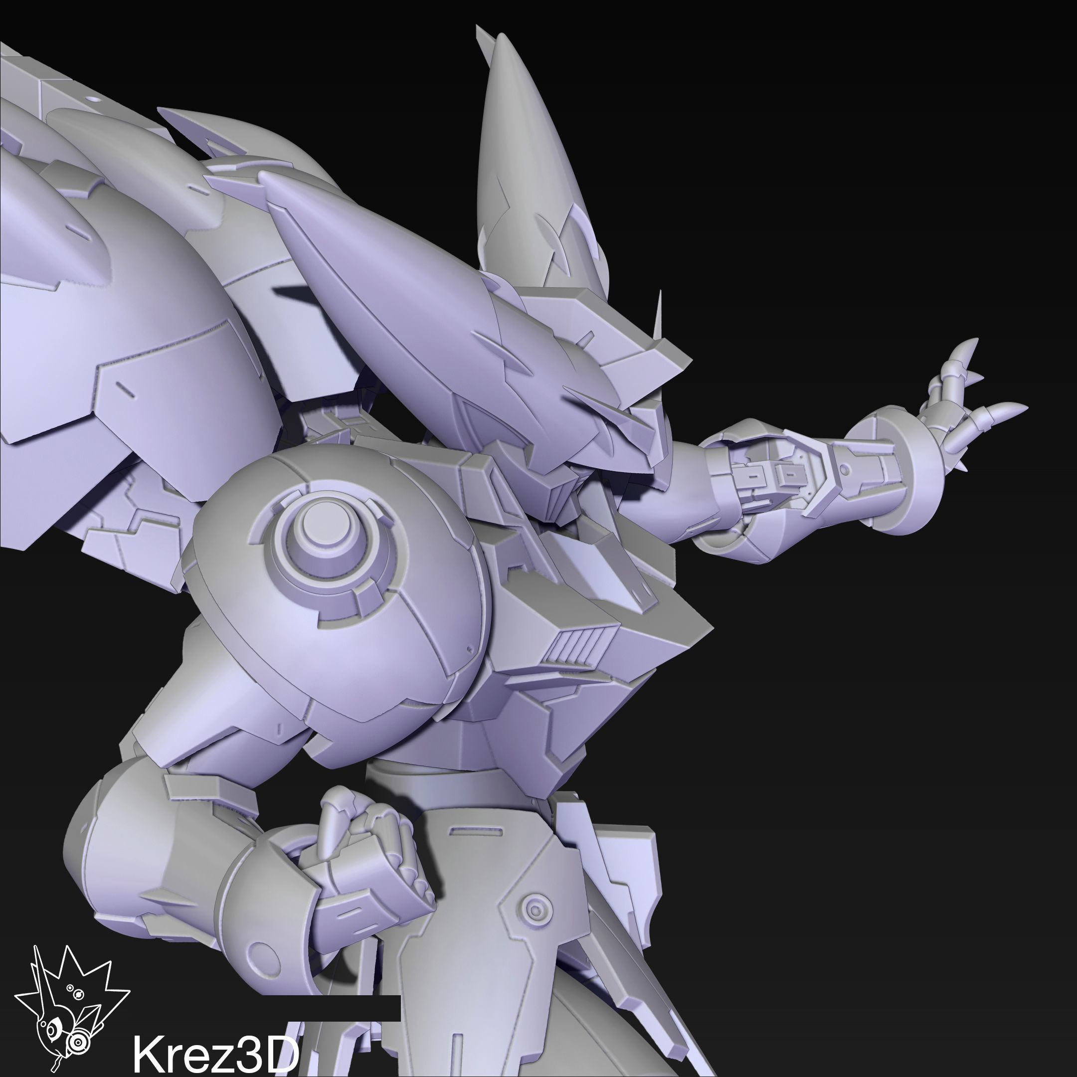 Master Gundam 3D print model_6