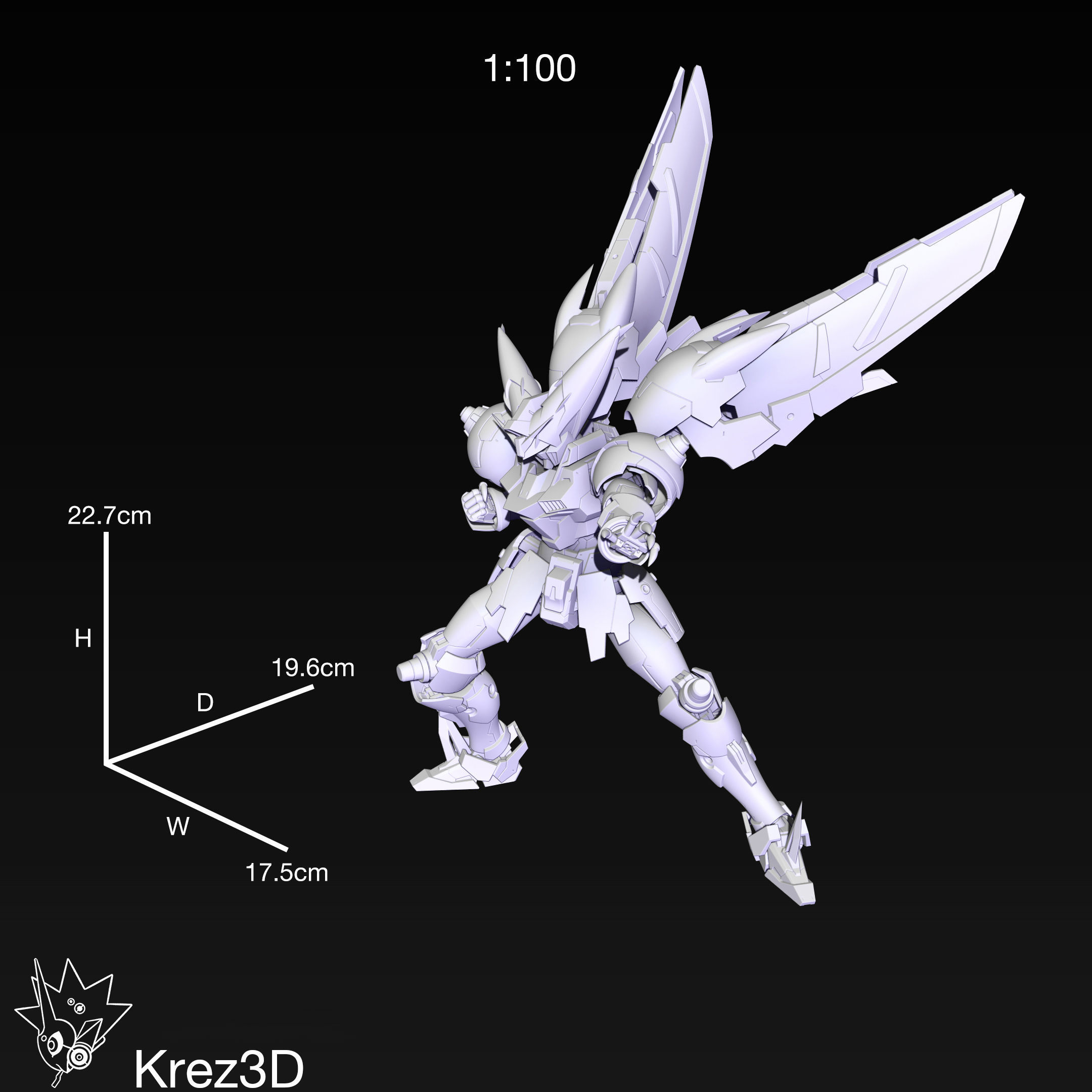Master Gundam 3D print model_7