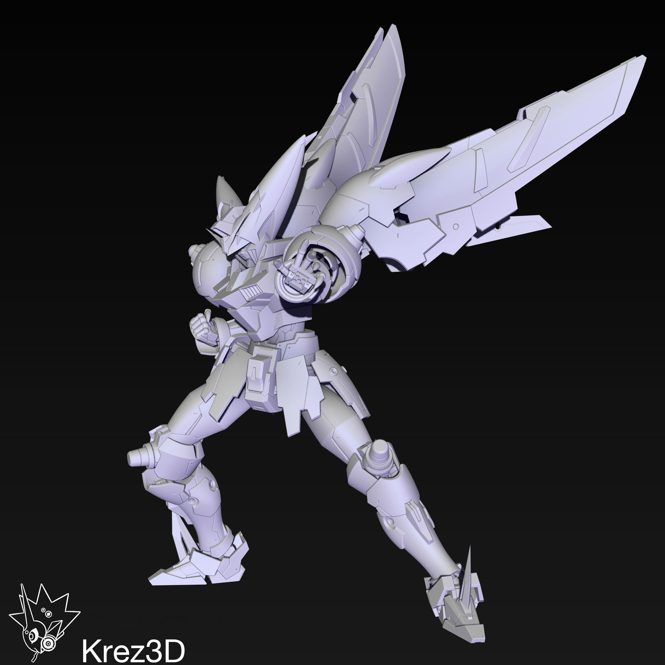 Master Gundam 3D print model_3