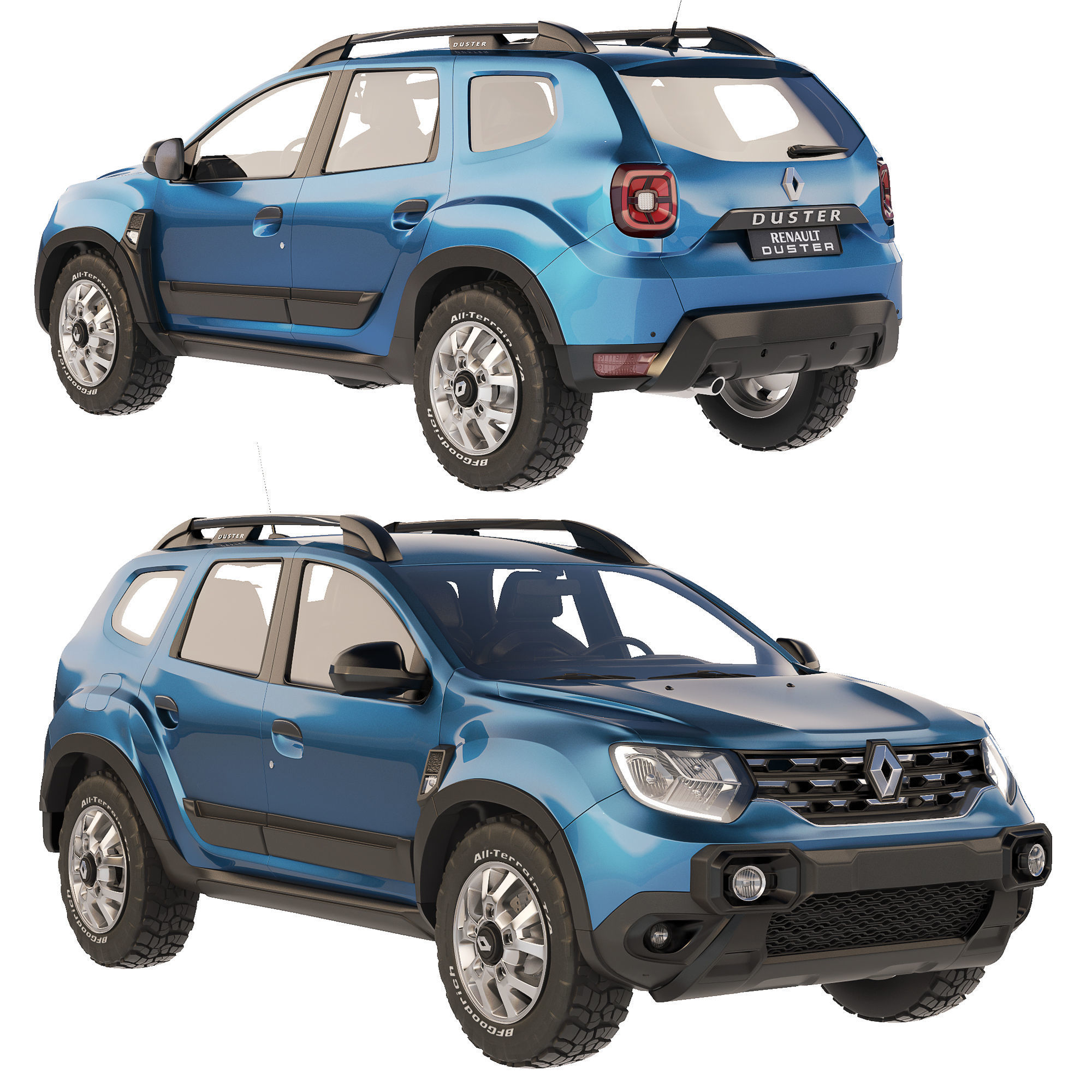 Renault Duster 2021 3D model_3