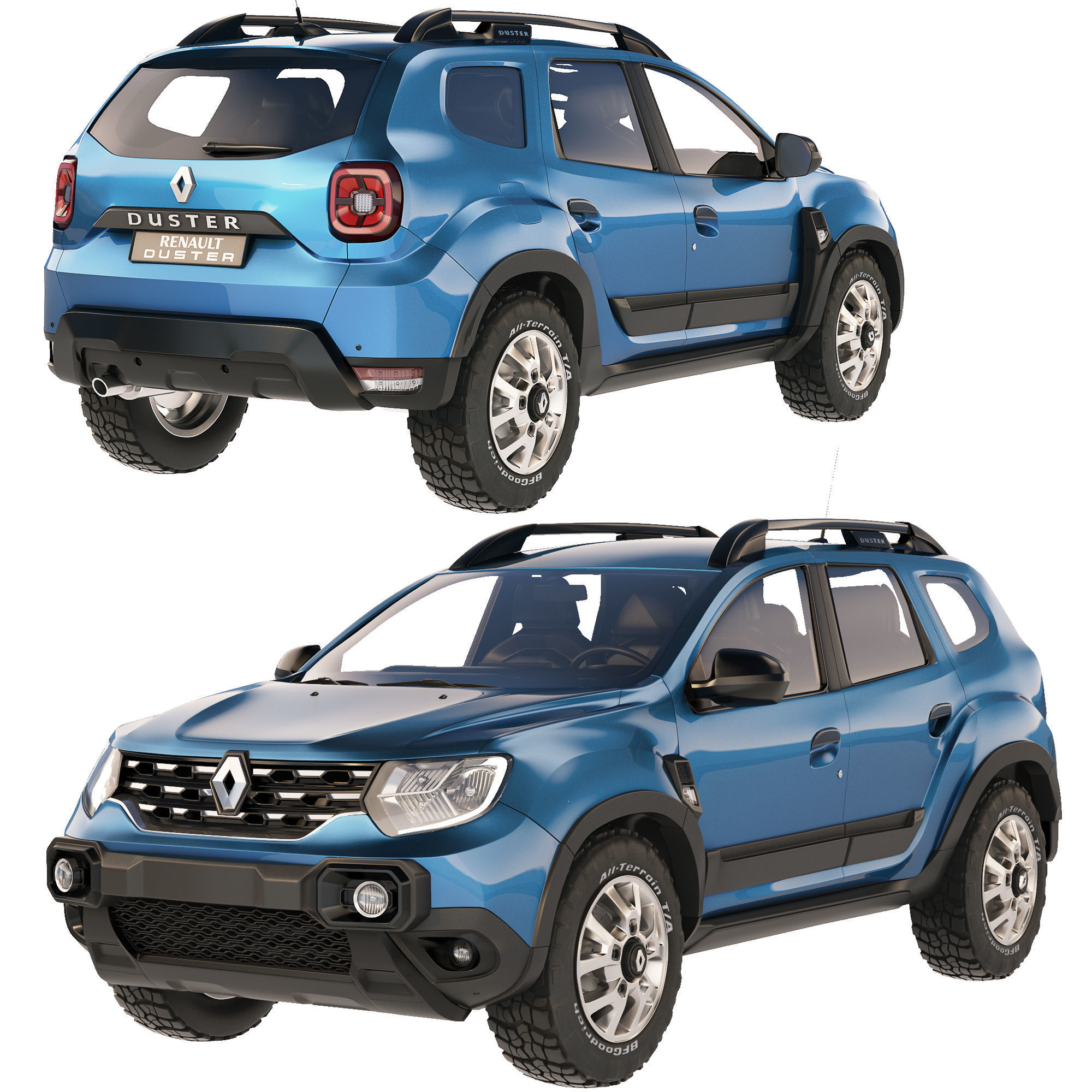 Renault Duster 2021 3D model_2