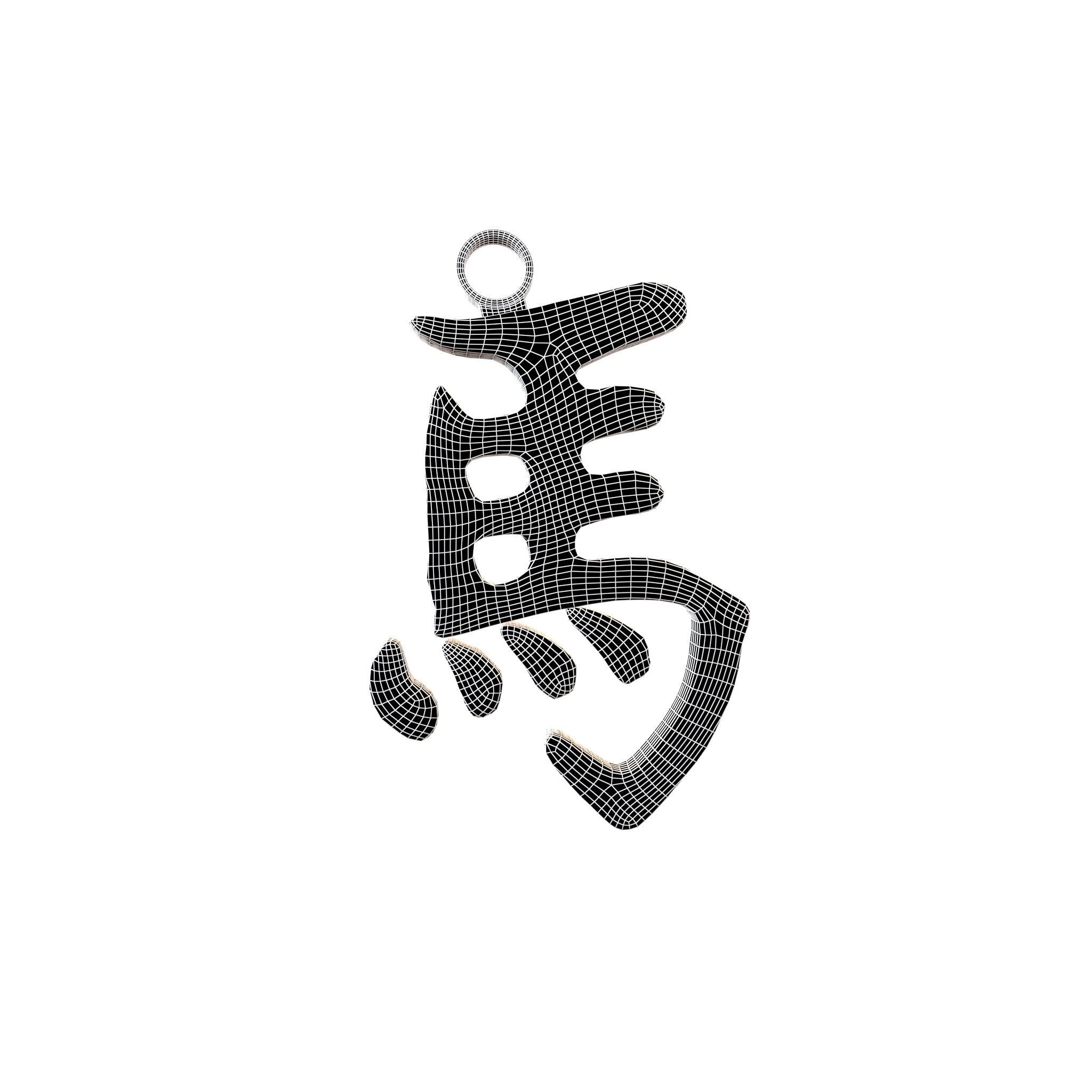 Chinese Zodiac Decoration Pack 002 Low-poly 3D model_33