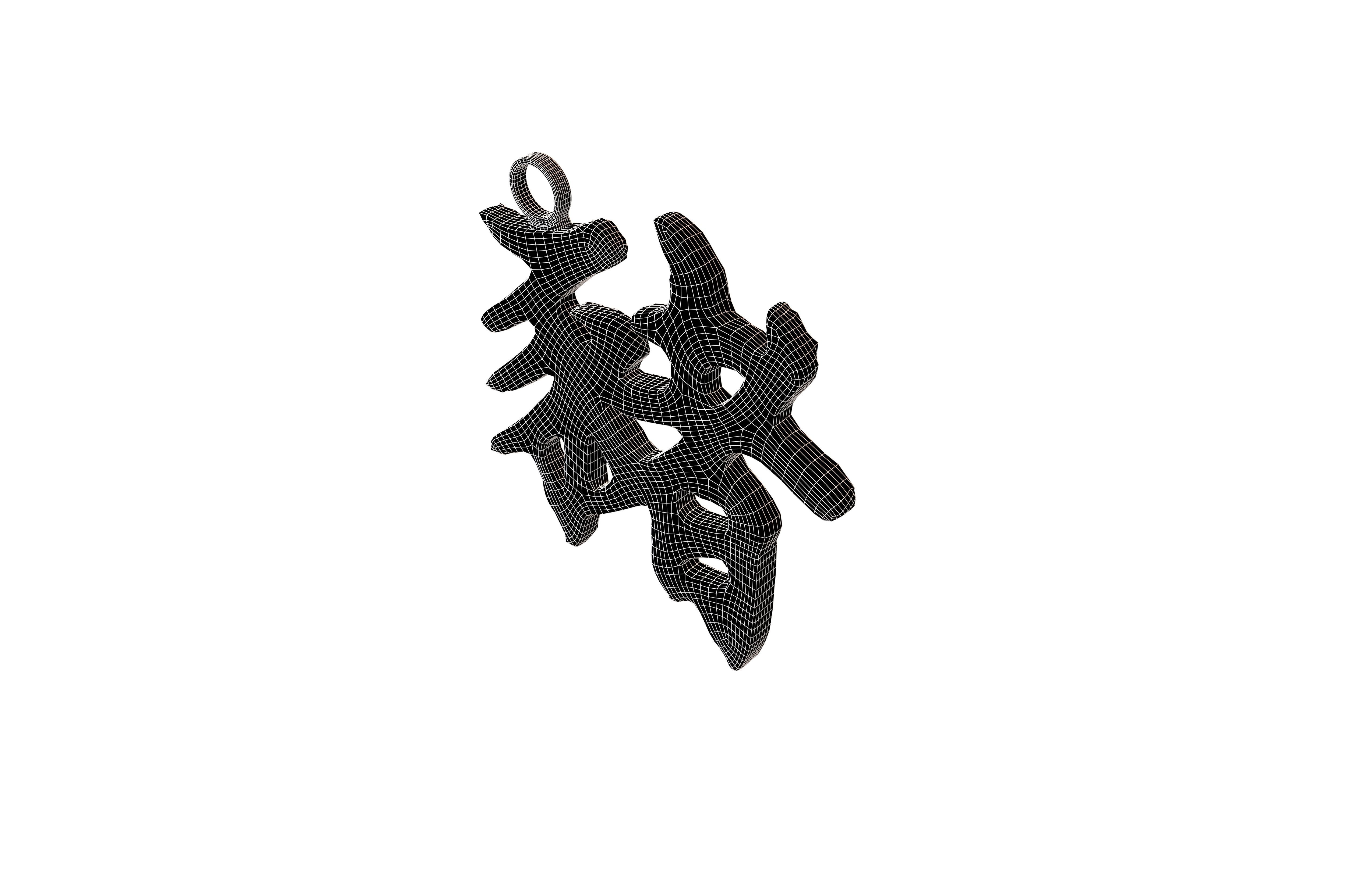 Chinese Zodiac Decoration Pack 002 Low-poly 3D model_59