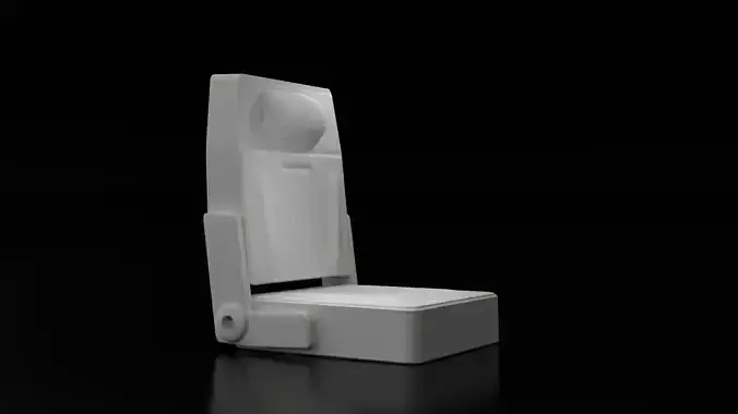 Seat fit ideal for 3D printing or other projects 3D print model