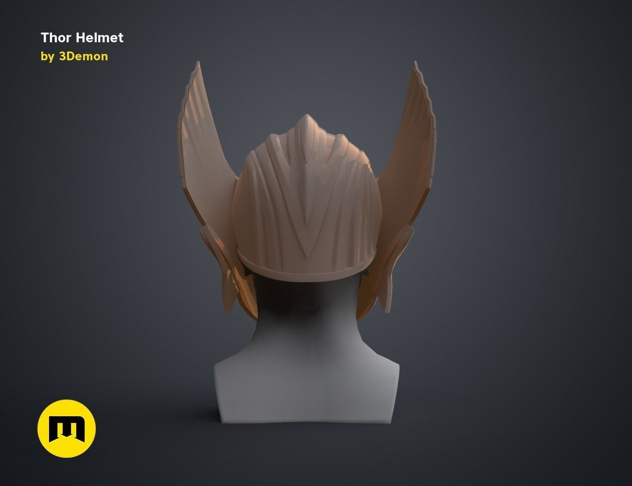 Thor Helmet Love and Thunder 3D print model_18