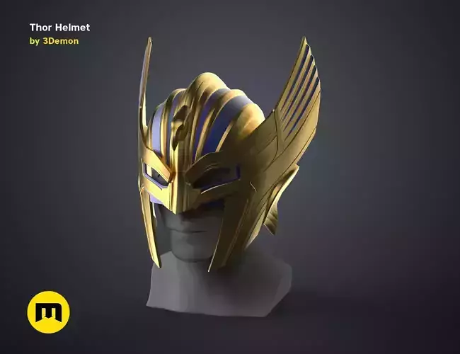 Thor Helmet Love and Thunder 3D print model