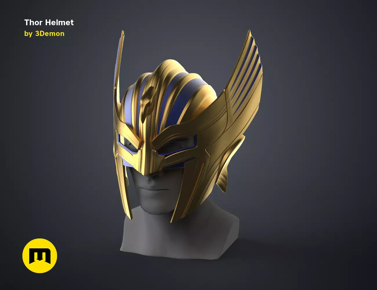 Thor Helmet Love and Thunder 3D print model_0