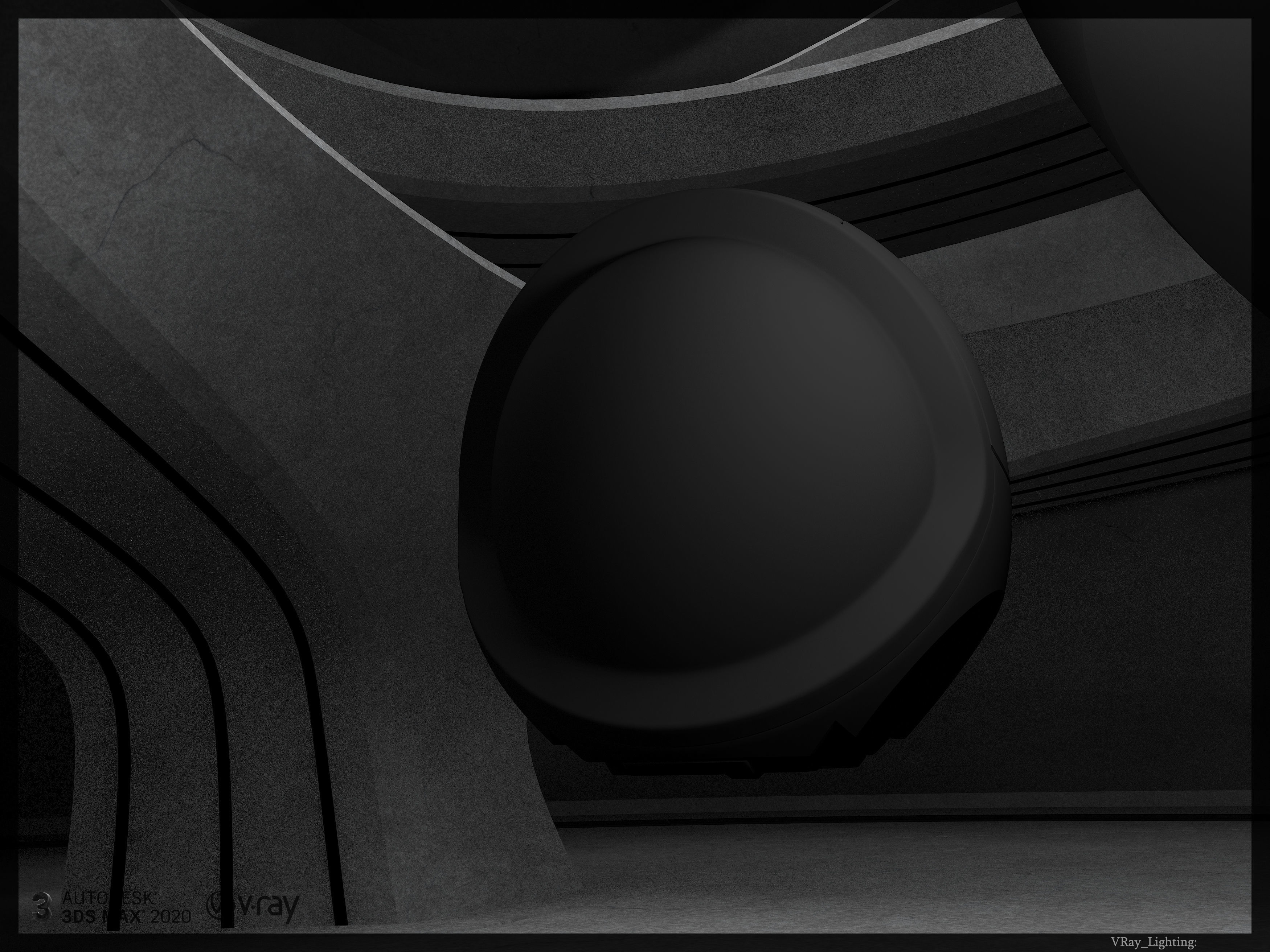 Synthetic matt plastic soft Black- Texture_12