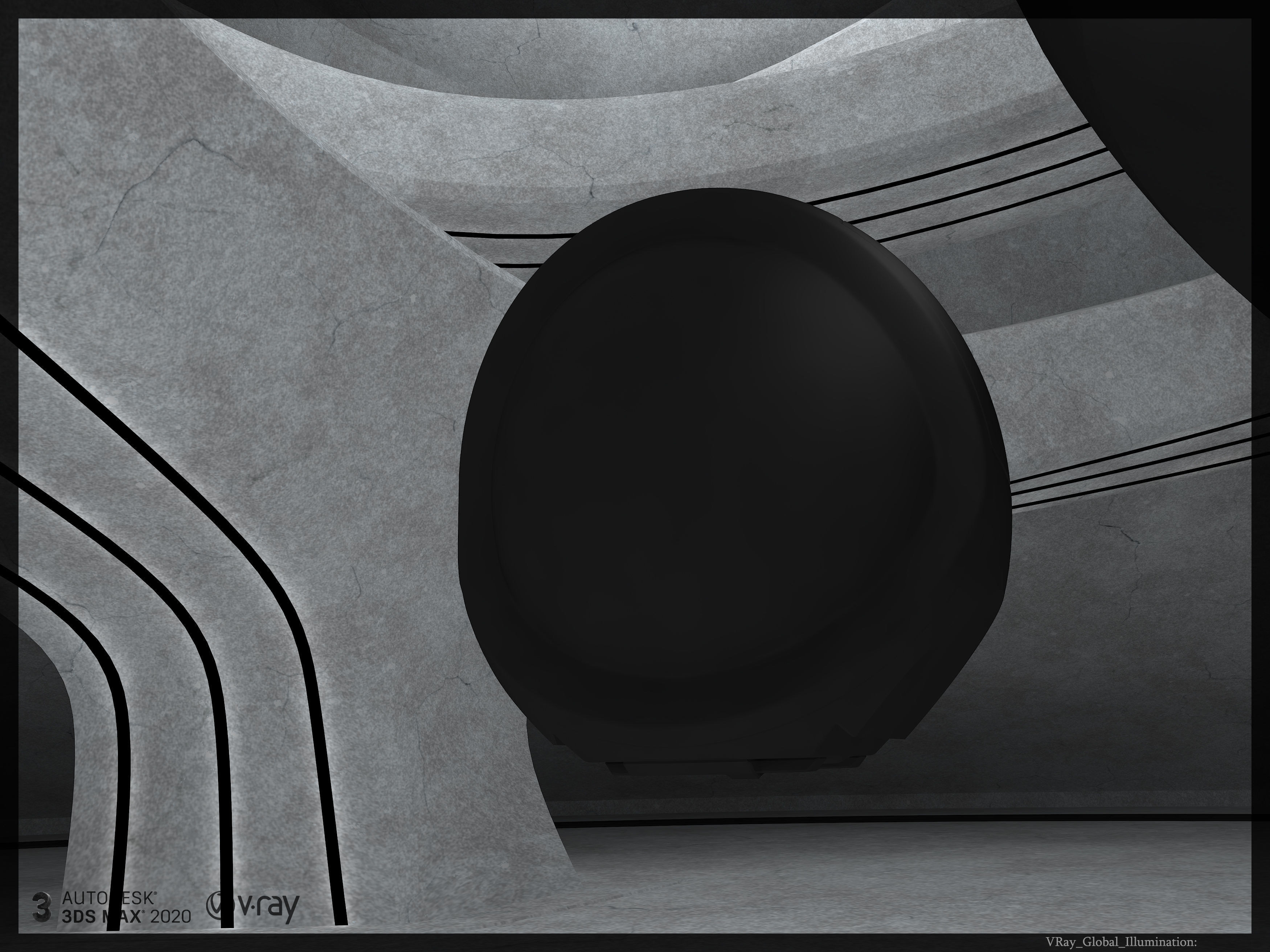 Synthetic matt plastic soft Black- Texture_11