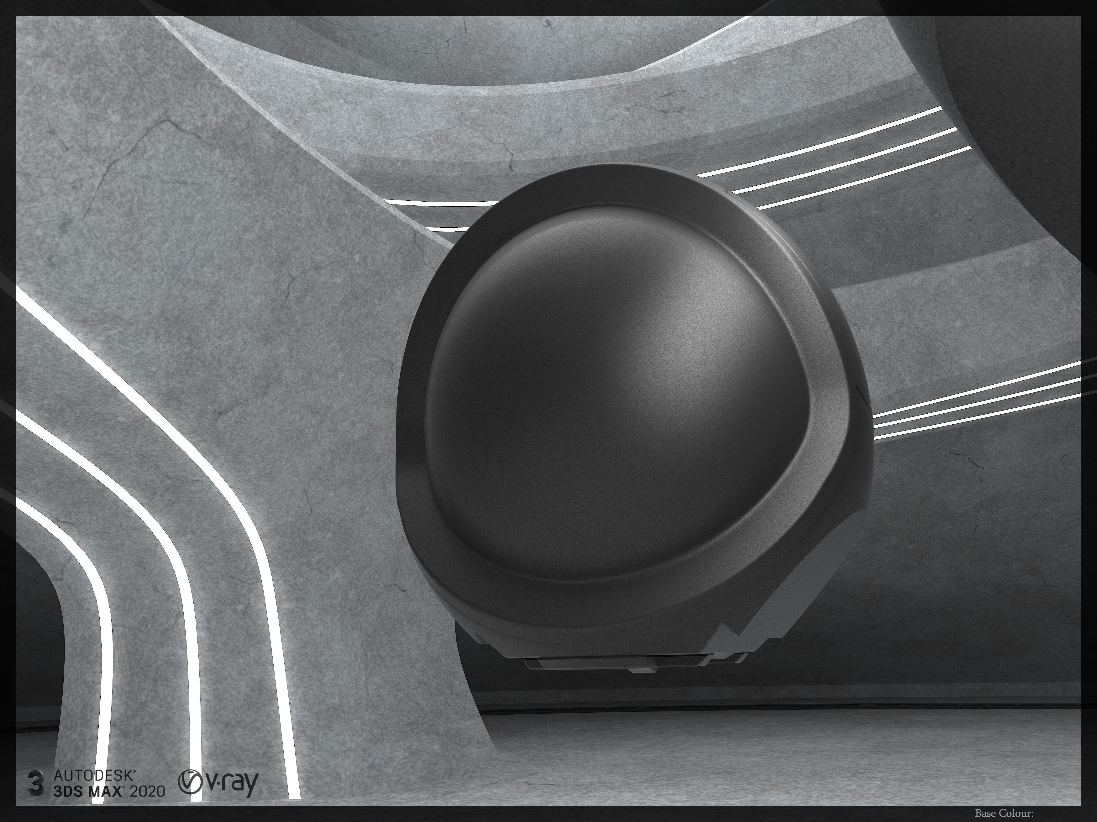 Synthetic matt plastic soft Black- Texture_9