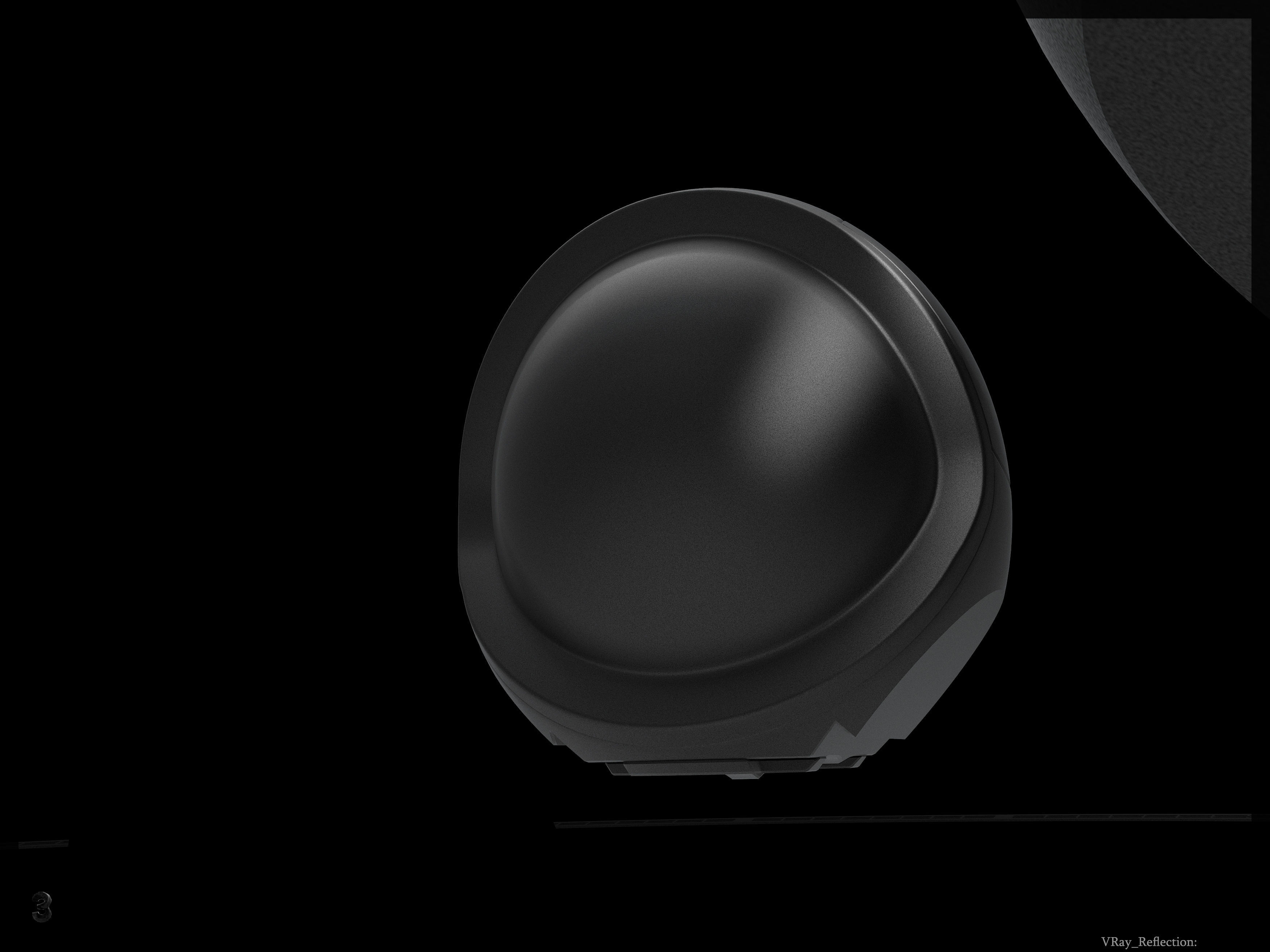 Synthetic matt plastic soft Black- Texture_13